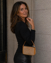 STUDDED CROSSBODY BAG Q2505 CAMEL