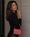 STUDDED CROSSBODY BAG Q2505 RED