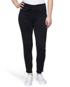 RUBY ROAD  36301 PETITE PULL ON ANKLE PANT BLACK