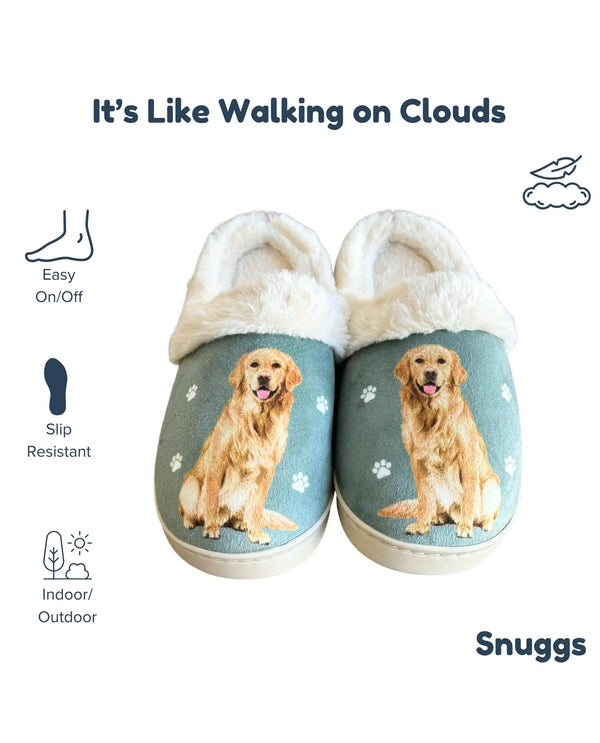 E&S SNUGGS 388-15 GOLDEN RETRIEVER SLIPPER