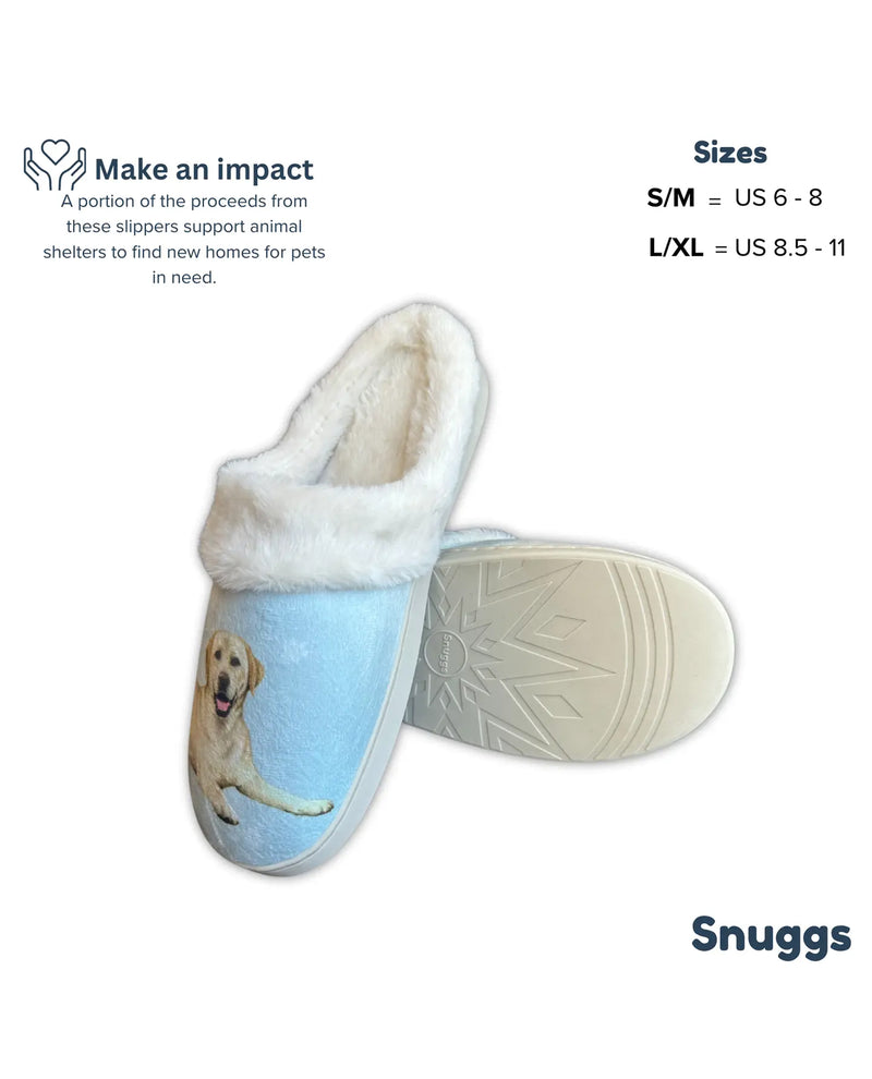 E&S SNUGGS 388-20 LABRADOR SLIPPERS