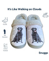 E&S SNUGGS 388-21 LABRADOR BLACK SLIPPERS