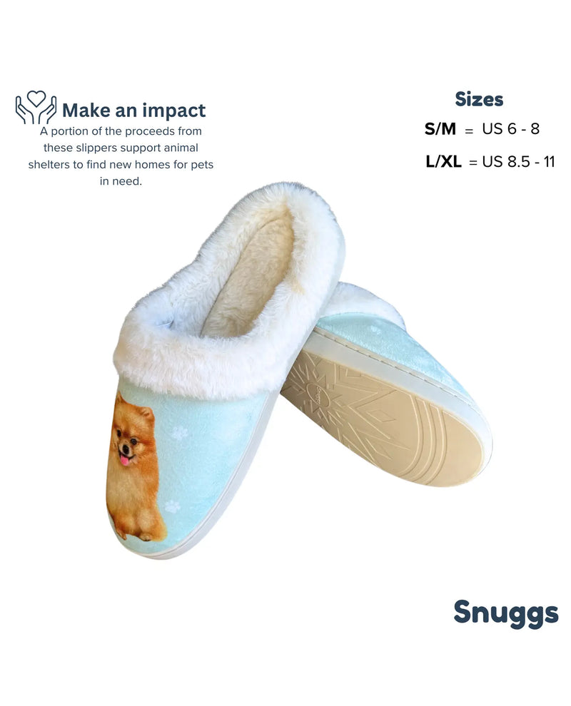 E&S SNUGGS 388-27 POMERANIAN SLIPPERS