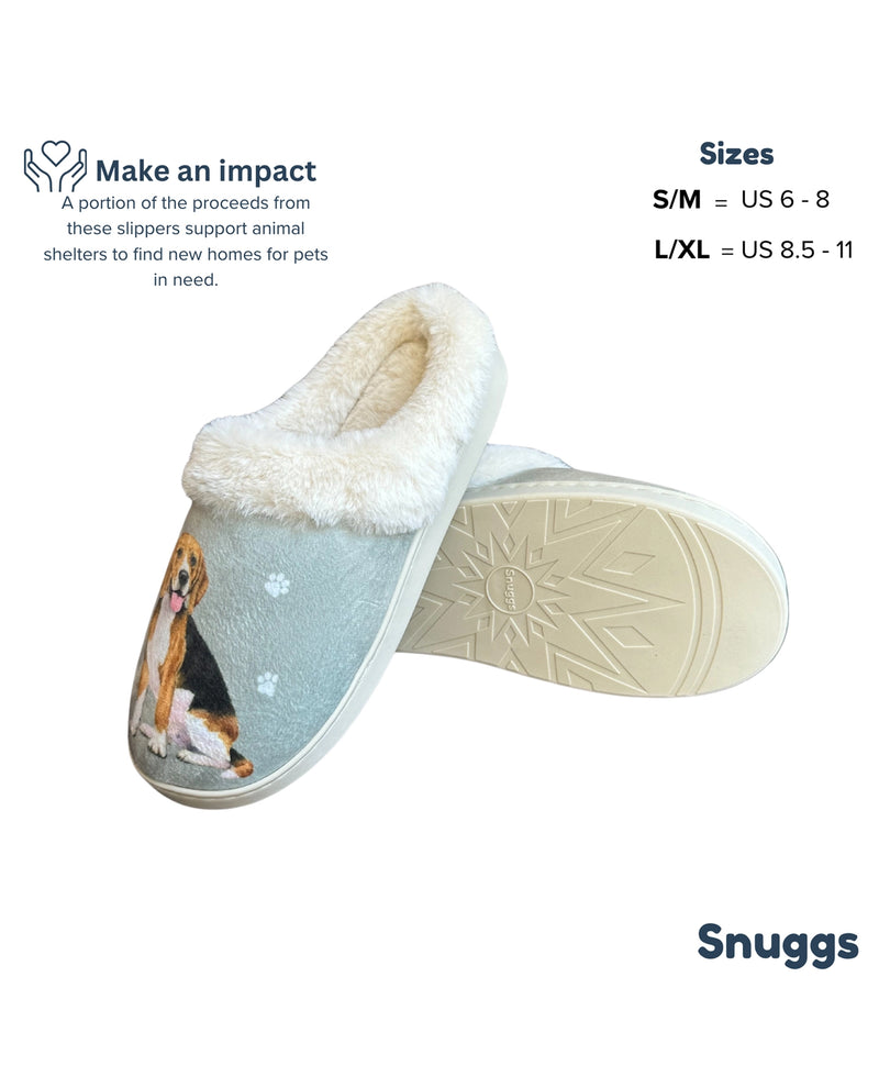 E&S SNUGGS 388-3 BEAGLE SLIPPERS