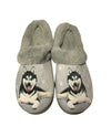 E&S SNUGGS 388-40 SIBERIAN HUSKY SLIPPERS