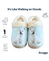 E&S SNUGGS 388-45 WESTIE SLIPPERS