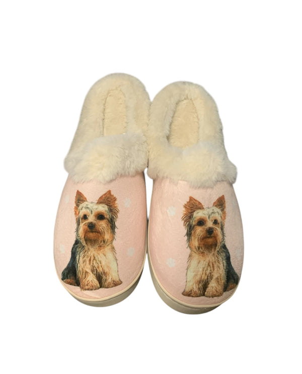 E&S SNUGGS 388-46 YORKIE SLIPPERS