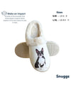 E&S SNUGGS 388-76 BOSTON TERRIER SLIPPERS