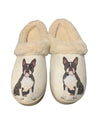 E&S SNUGGS 388-76 BOSTON TERRIER SLIPPERS