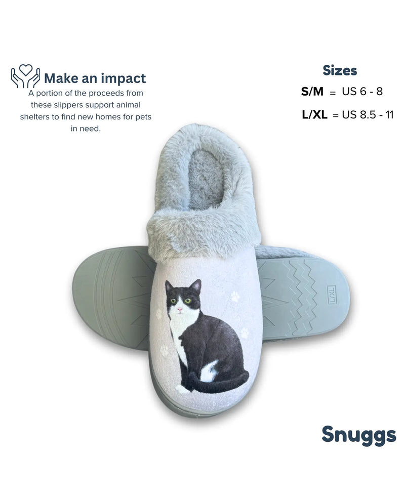 E&S SNUGGS 389-3 BLACK AND WHITE CAT