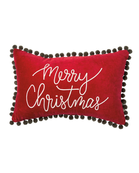 Festive Merry Christmas Pillow