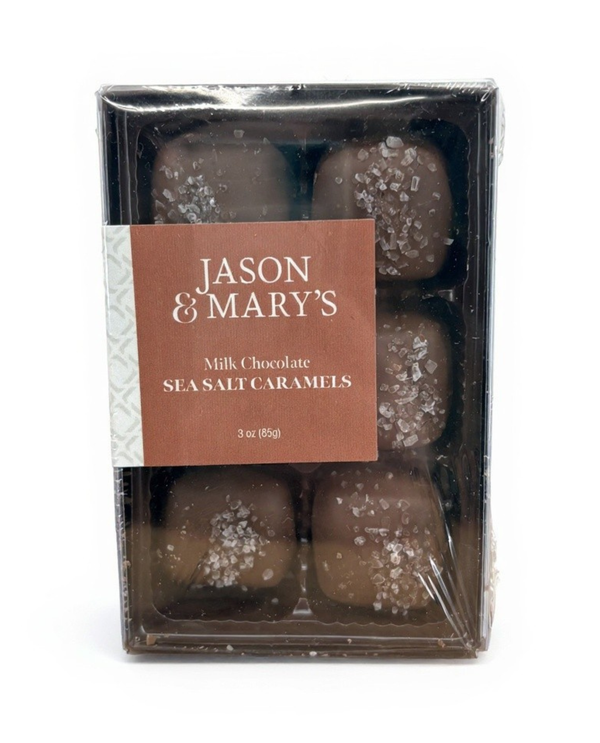 3OZ MILK CHOCOLATE SEA SALT CARAMELS