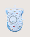 3 PACK BURP CLOTH SET WHITE 