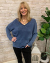 MADE IN ITALY 4058 WASHED TOP blue