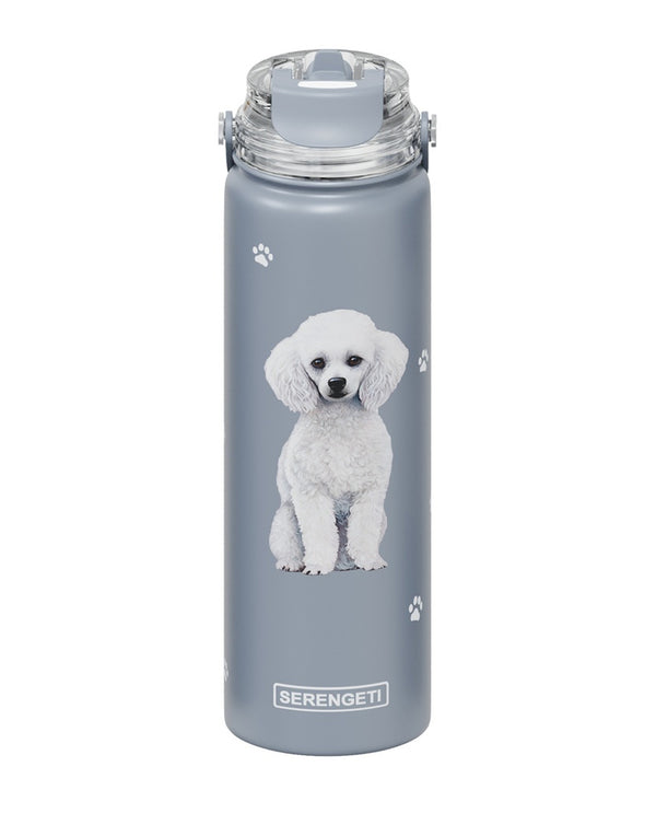 420-28 POODLE WATER BOTTLE 24 OZ