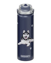 420-40 SIBERIAN HUSKY WATER BOTTLE 24 OZ