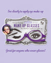 MAKE UP GLASSES 42201 PURPLE