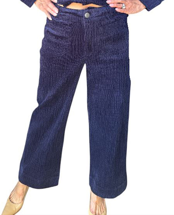 HABITAT 45465 RUSTIC STRETCH CORD PANT Navy