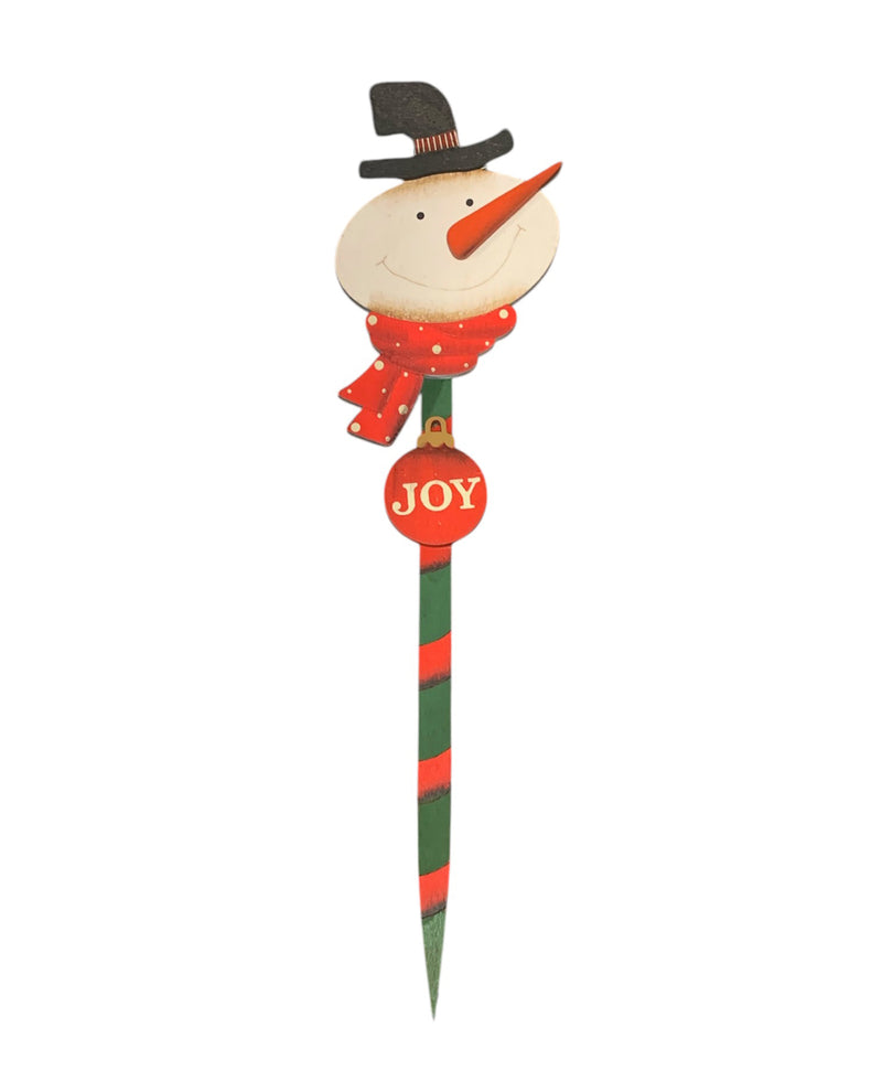 512-03277 SNOWMAN PLANT PICK JOY