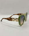 5717 FULL FRAME SUNGLASSES GREEN