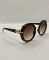 5895 ROUND SUNGLASSES TORTOISE