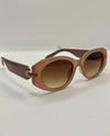 5896 OVAL FULL FRAME SUNGLASS BLUSH