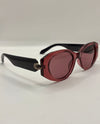 5896 OVAL FULL FRAME SUNGLASS WINE