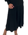 KEREN HART 59002 RIBBED SKIRT BLACK
