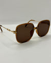 5923 OVERSIZE SUNGLASSES BROWN