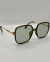 5923 OVERSIZE SUNGLASSES GREEN
