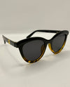 5945 CAT EYE SUNGLASSES BLACK/TORTOISE