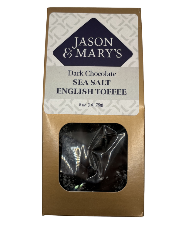 5OZ DARK CHOCOLATE SEA SALT ENGLISH TOFFEE