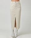 MYSTREE 60742 CORDUROY SKIRT VINTAGE WHITE