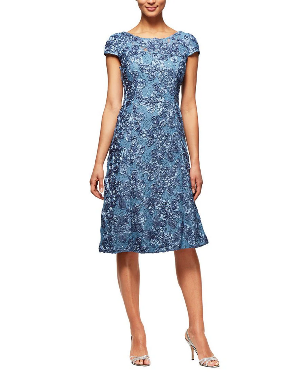 Alex Evenings 1121570 T Length Cap Sleeve