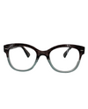 R893 VINTAGE LOOK READERS AQUA