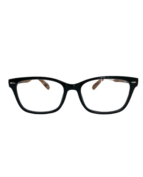 R907 WOOD LOOK READERS BLACK