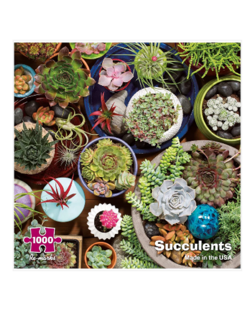 SUCCULENTS 1000 PC PUZZLE