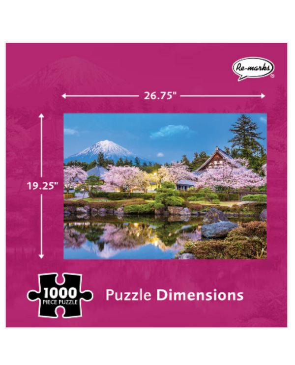 CHERRY BLOSSOMS 1000 PIECE PUZZLE