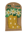 WHIMSICAL LOOFAH SCRUBBER RAIN BOOTS