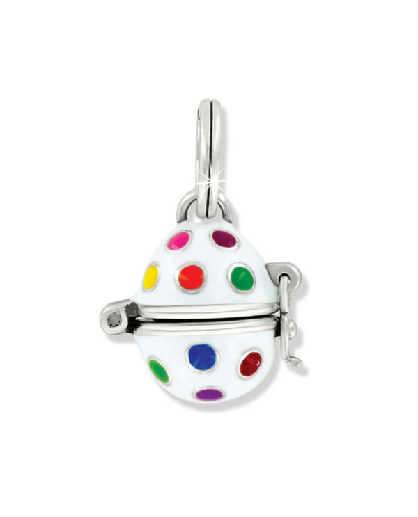 BRIGHTON JC7023 POLKA DOT EASTER EGG CHARM