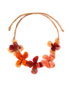 TAGUA SC1727 FLORENCE NECKLACE ORANGE COMBO