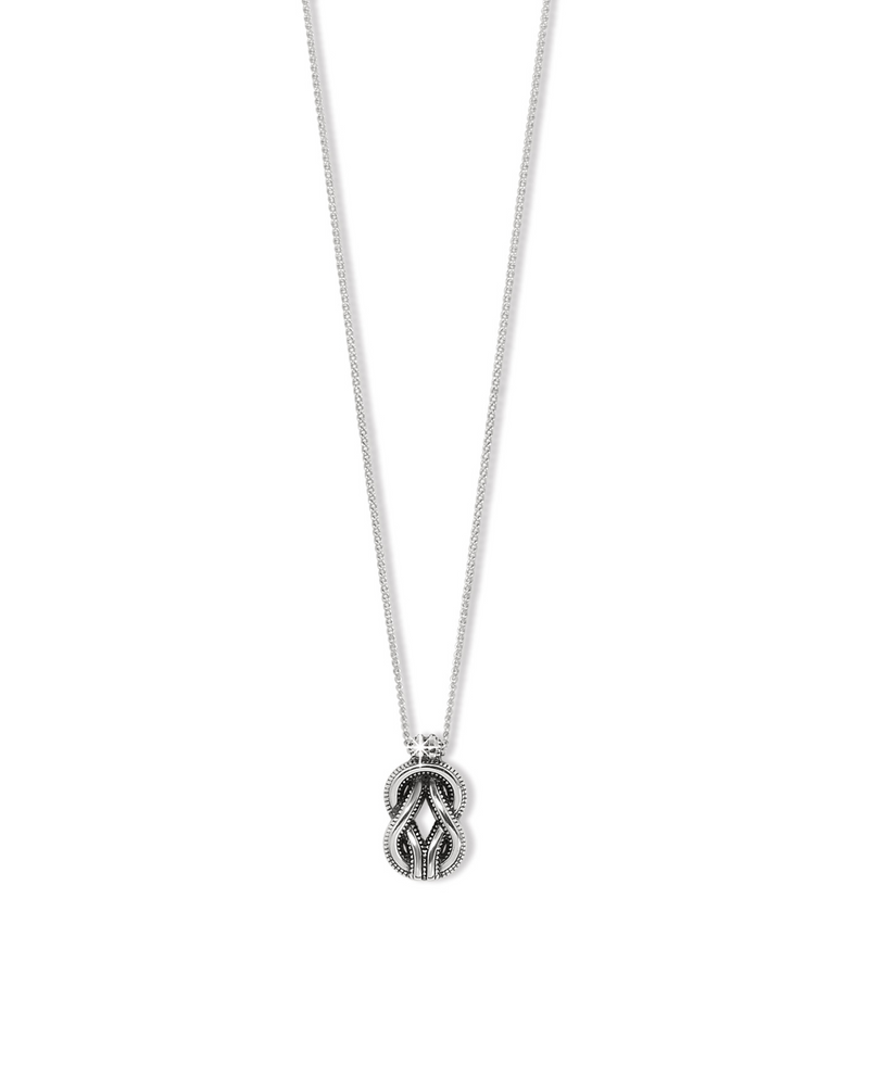 BRIGHTON JM7536 INTERLOK HARMONY 2-TONE PET NECKLACE