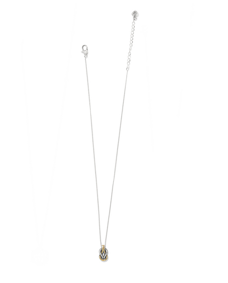 BRIGHTON JM7536 INTERLOK HARMONY 2-TONE PET NECKLACE