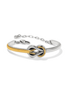 BRIGHTON JF0178 INTERLOK HARMONY 2-TONE BRACELET