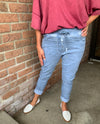 MADE IN ITALY 6175 SOLID STRETCH PANT jean