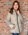 KEREN HART 67039 WATER REPELLANT HOODED JACKET TAUPE