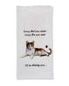 712-2 CALICO CAT TOWEL