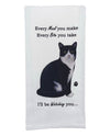712-3 BLACK & WHITE CAT TOWEL