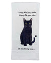 712-5 BLACK CAT TOWEL