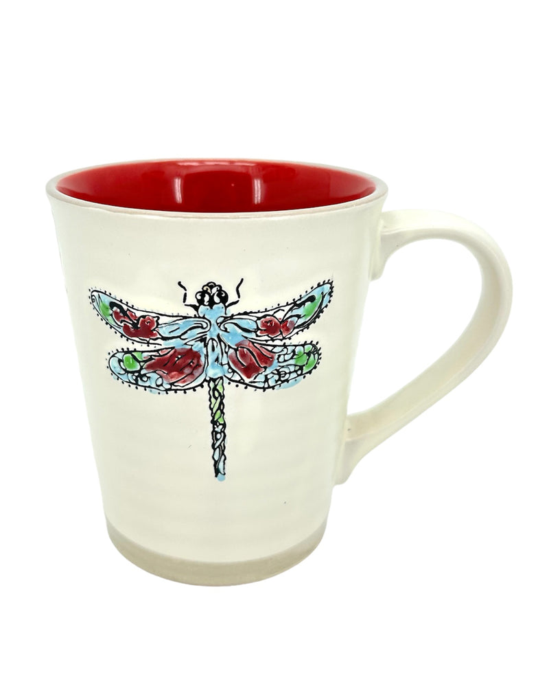 BLUE SKY 71224 INSECTS 18 OZ MUG DRAGONFLY